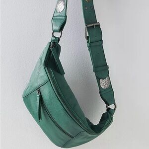Free People Green Crossbody Bag
